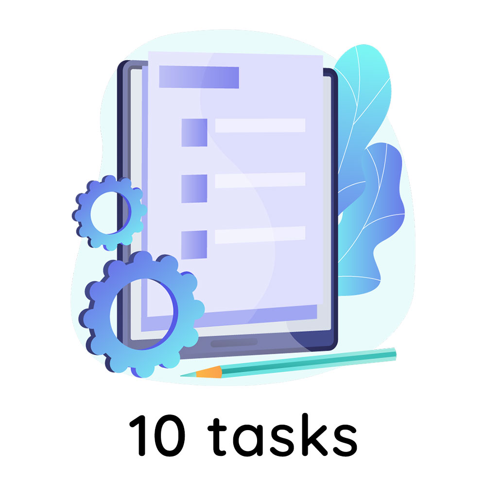 10 tasks 10 tasks