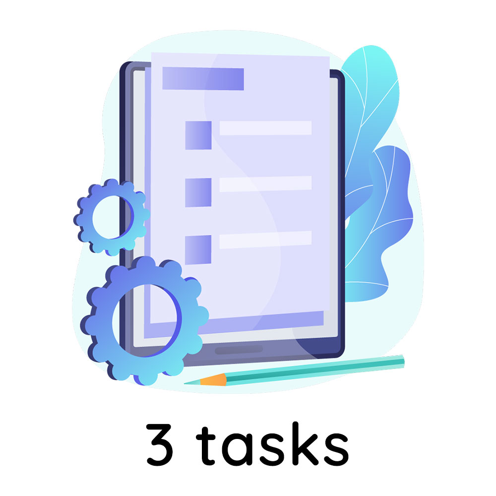 3 tasks 3 tasks