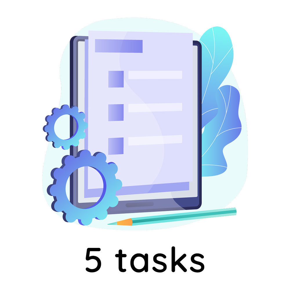 5 tasks 5 tasks